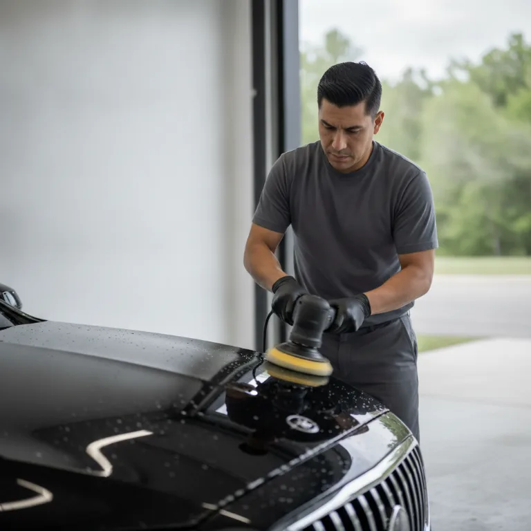 Detalhe Automóvel serviço em Linhares